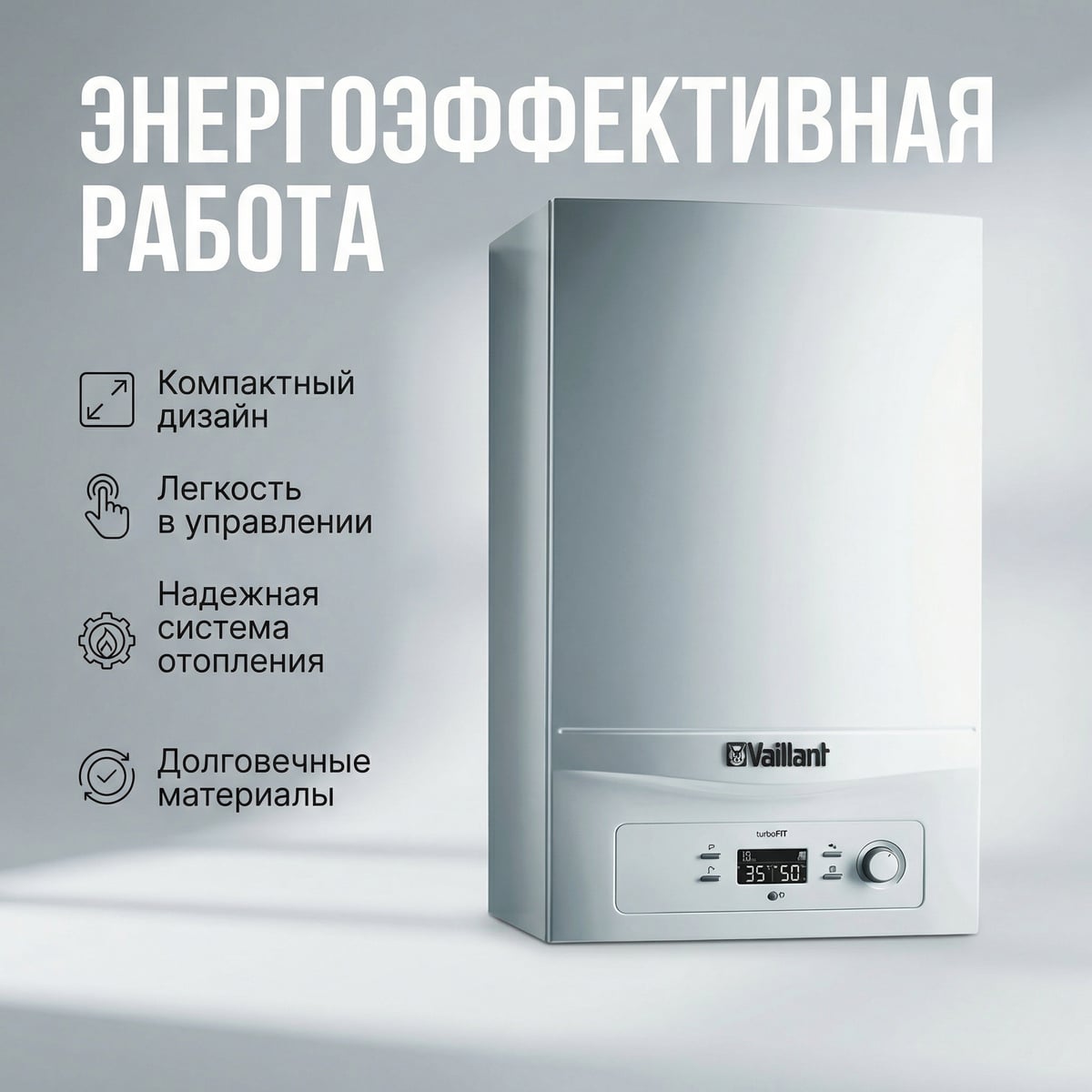 Газовый котел Vaillant VUW 242/5-2 turboFIT